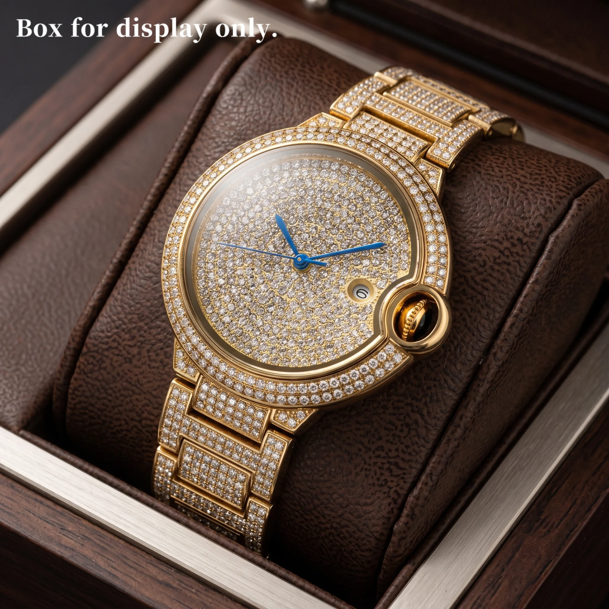Men's disc reading watch, light luxury and versatile shape strap, elegant collection style