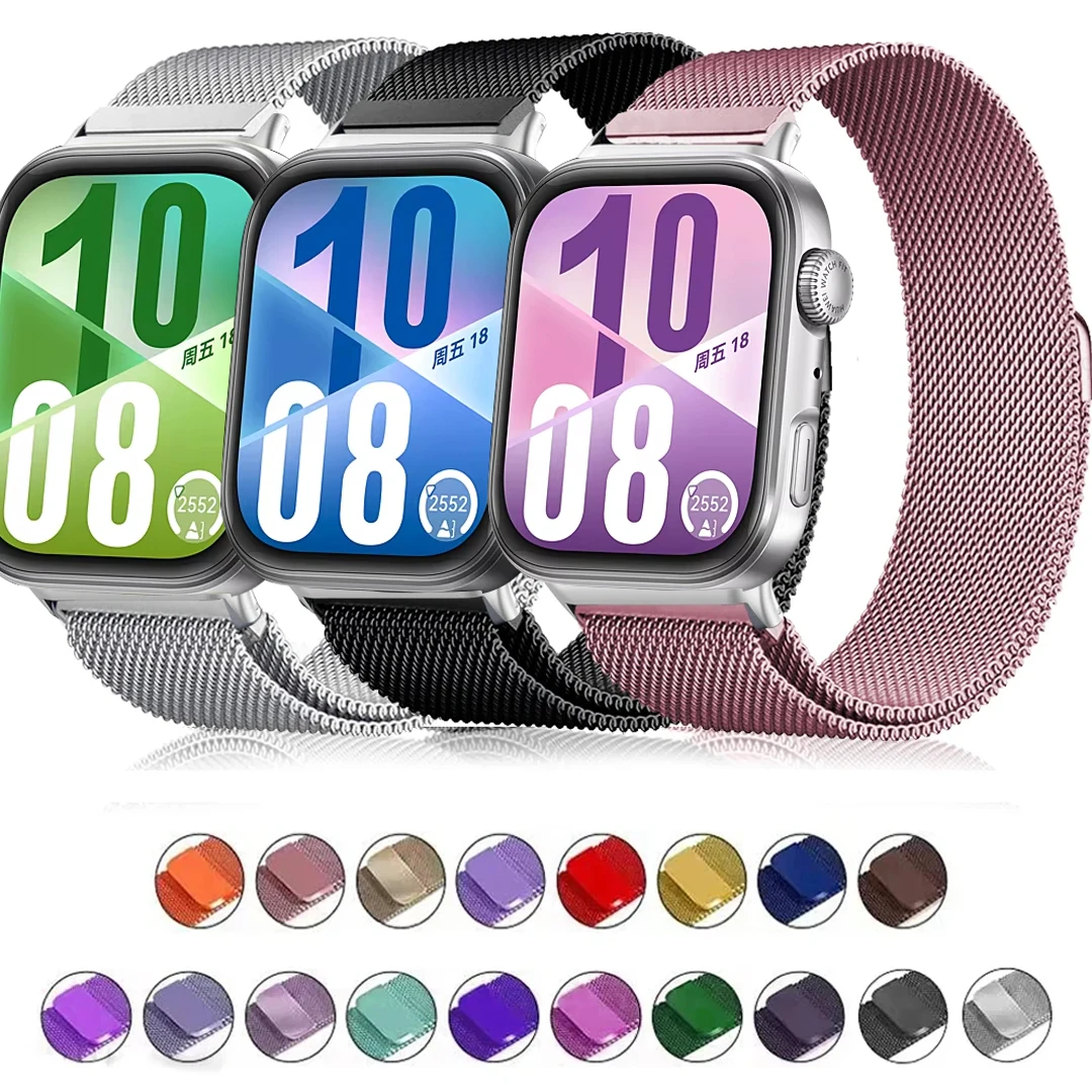 Milanese Loop Armband für Huawei Watch Fit 5/4/5 Pro Smartwatch Armband Ersatz-Metallband Zubehör Uhrenarmbänder
