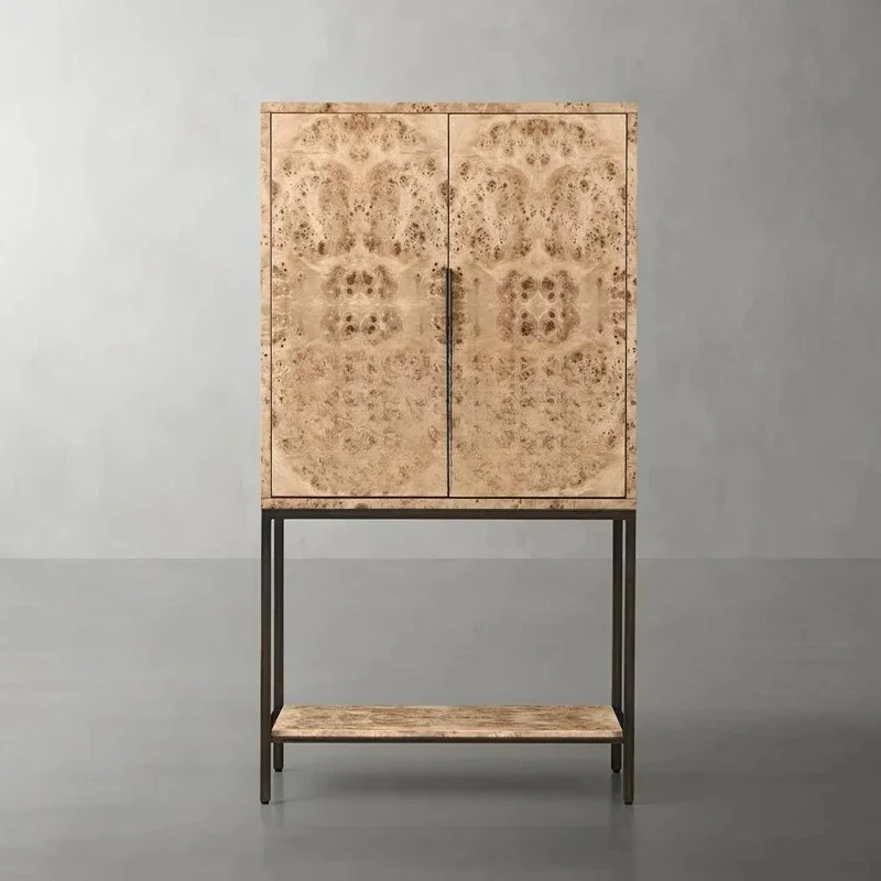 

Luxury Modern American Style Double Door Bar Cabinet Home Furnishing