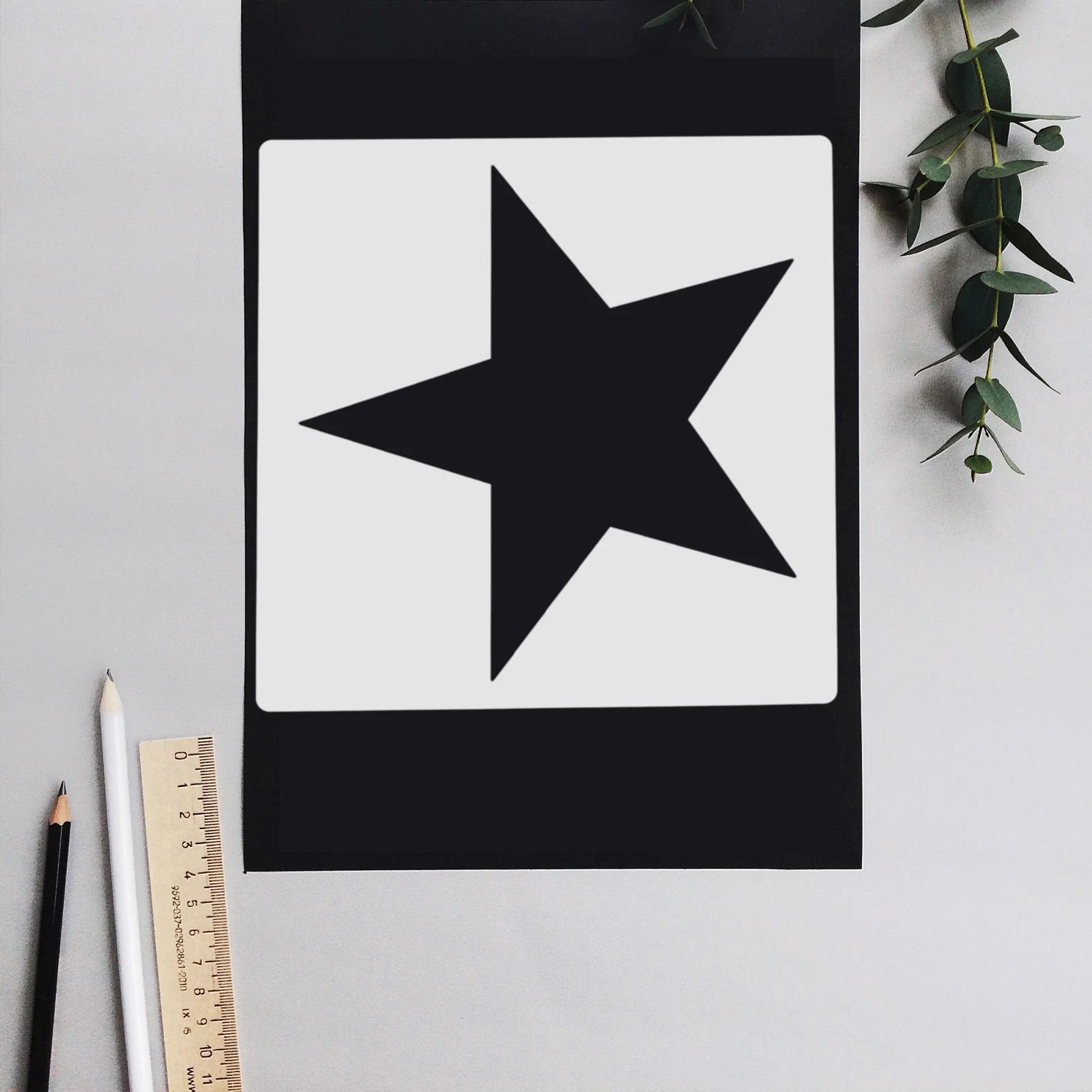 8 Pcs Graffiti Painting Template Child Scrapbooking Plastic and DIY Accessories