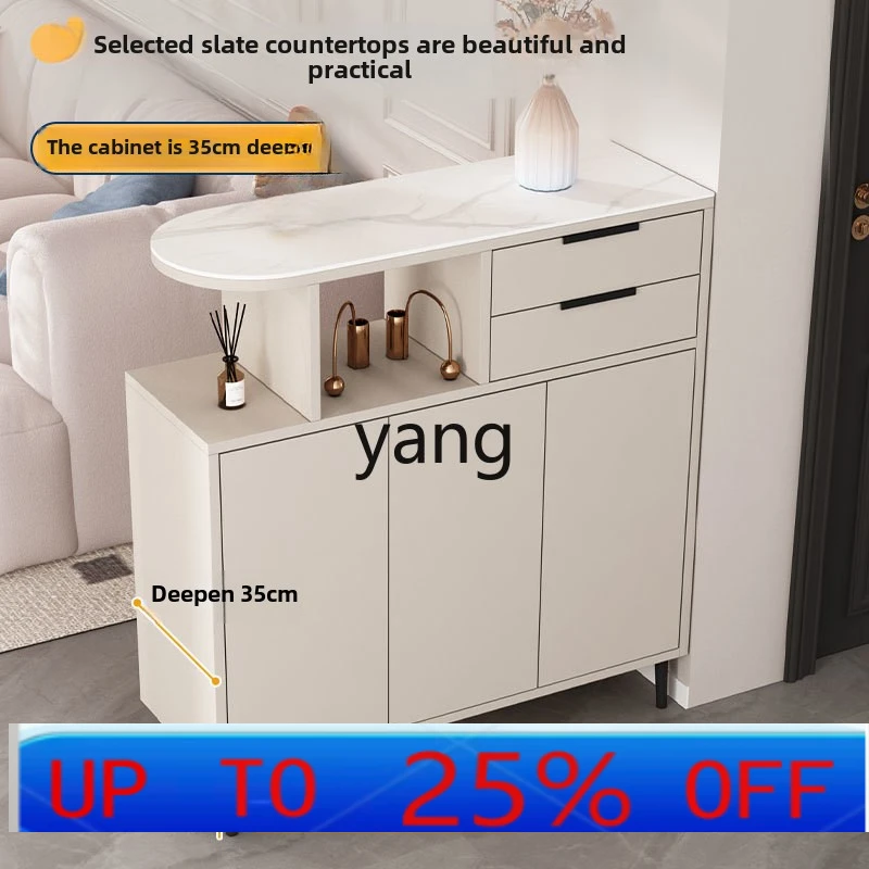 LH  entrance cabinet is facing the door, small apartment sofa, low cabinet, solid wood living room partition