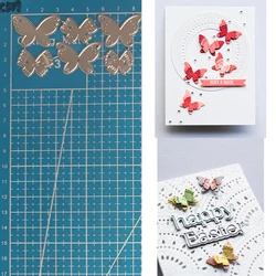 Lucky Goddess Metal Cutting Dies Nordic Butterfly Diy Scrapbooking Photo Album Decorative Embossing Paper Card Crafts