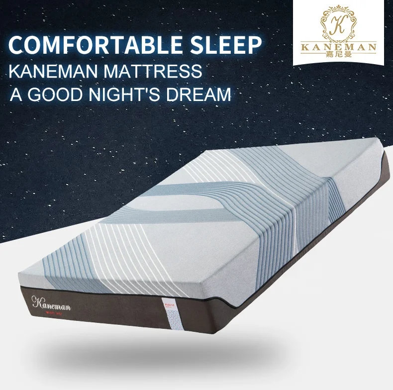 12 Inch Luxury Queen Size Visco Gel Memory Foam Mattress Latex Foam Sleep Well Foam Mattress Roll in a Box Colchon Custom
