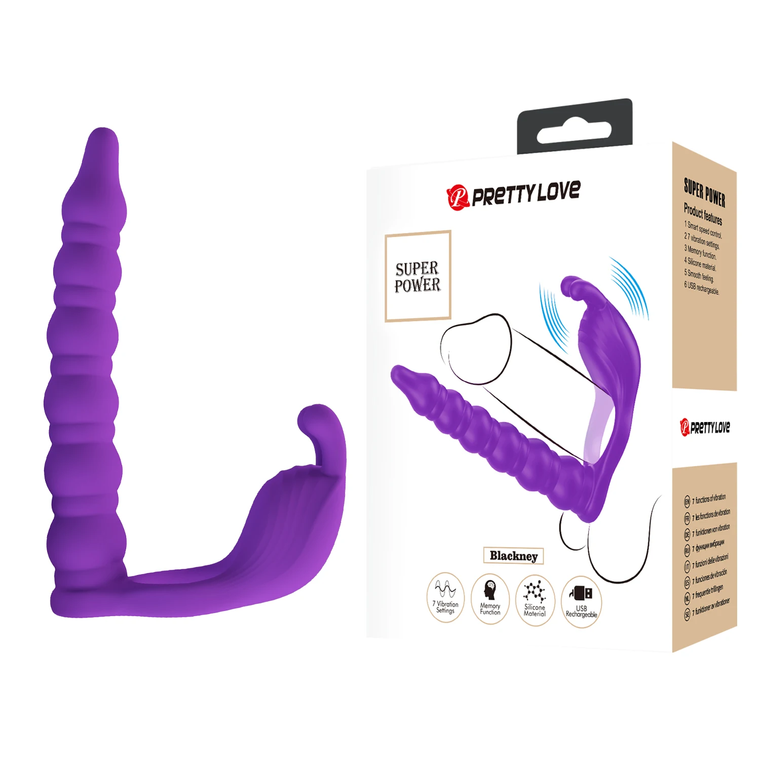 Pretty love 7 mode Vibrator Cock ring Penis  Ring on for Man Delay Ejaculation Sex Toys for Men Rings  Toys for Adults 18