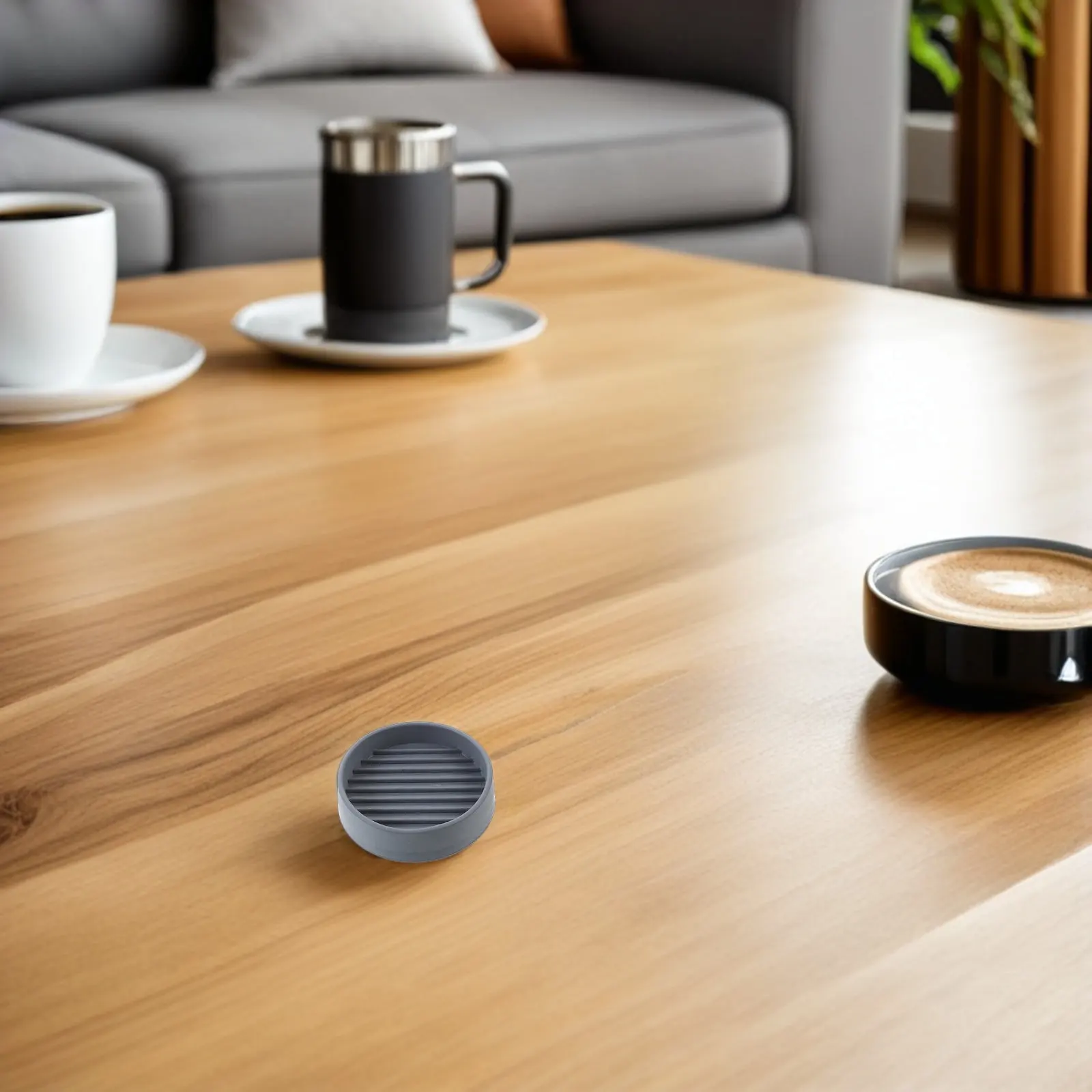 8Pcs 2 Inch Round Rubber Furniture Cups Anti-Slip Floor Protectors Wear Resistant Noise Reduction for Chair Table Stool Legs