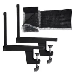 Table Tennis Nets & Posts Ping Pong Mesh Net Clip Tennis Nets And Posts Equipment Ping Pong Spring Activated Clamp Net For
