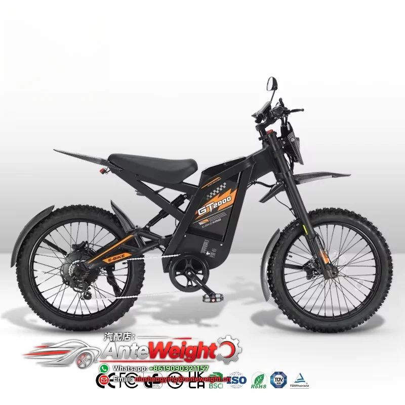 Off-road Electric Motorcycle 2-wheel 5000W 60km/h Sport Ebike Electric Motor Bike GT2000 US AU Stock