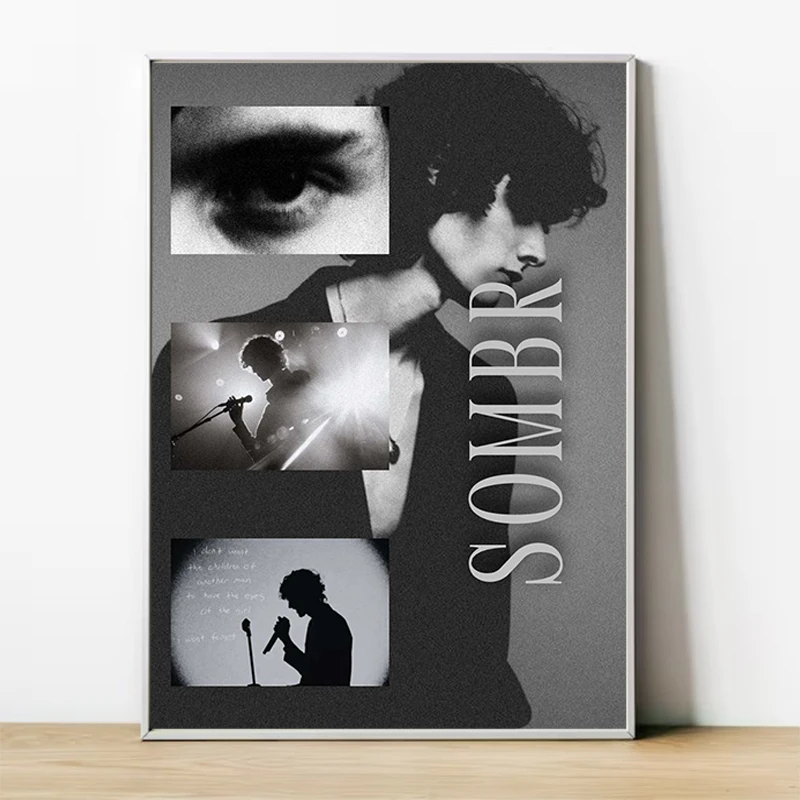 

Popularity Soars S-Sombr S Singer Poster Wall Posters for Room Kitchen Decor Bedroom Decoration Gift Classroom Decorations Home