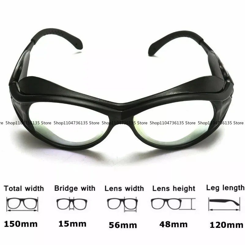 نظارات لحام واقية 10.6um عدسات واقية من الألياف، آلة لحام آلة نقش ثاني أكسيد الكربون