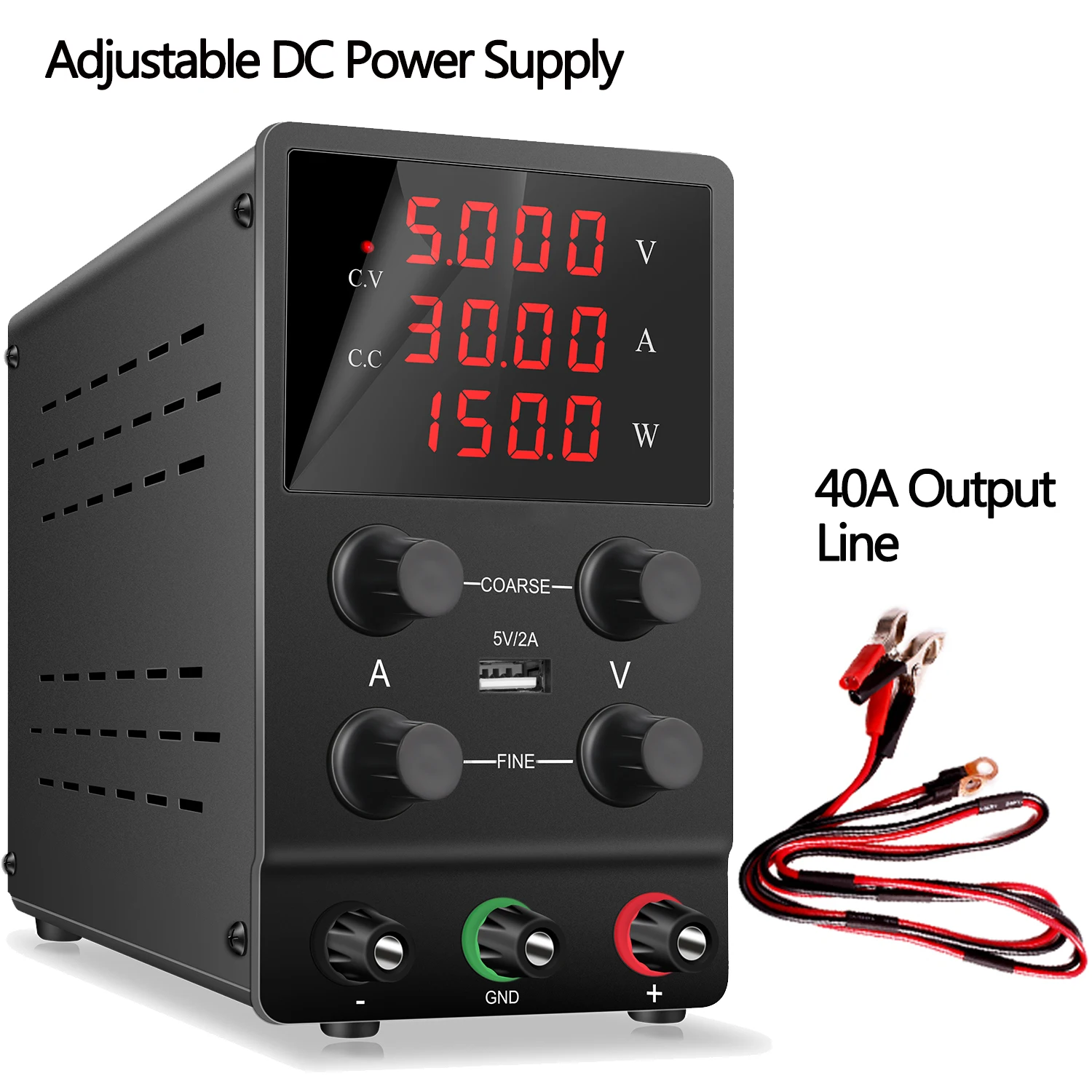 5V 30A Adjustable DC Power Supply Lab Bench Power Source Stabilized Power Supply Voltage Regulator Switch 220V For DIY Anodizing