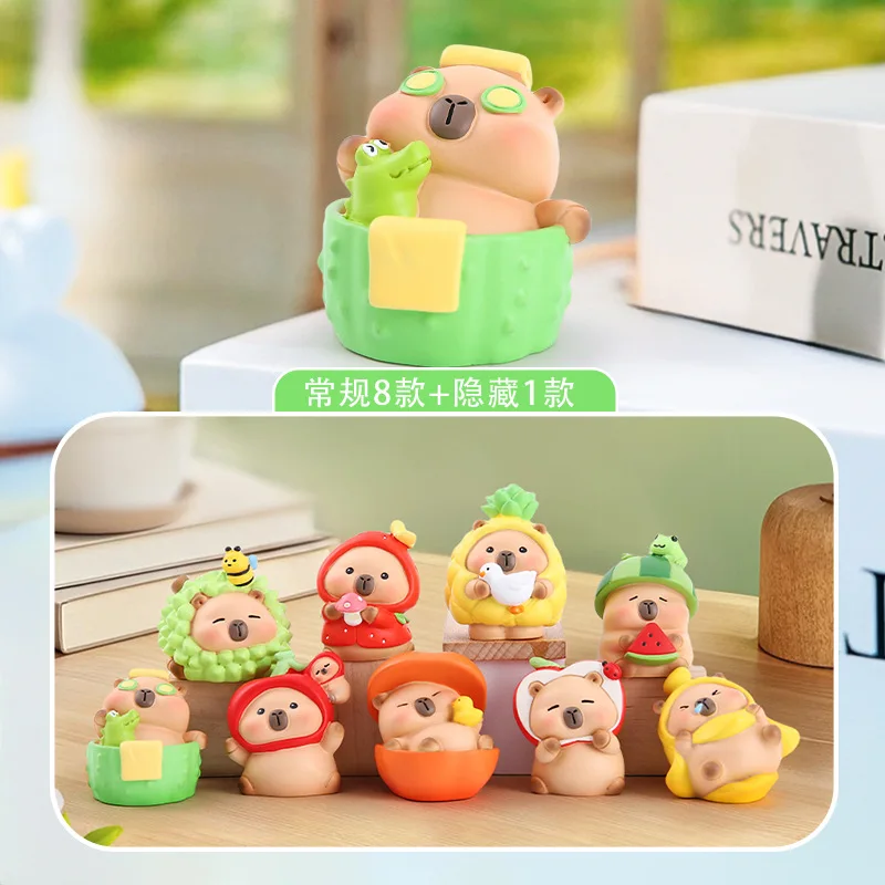 

2025 Capybara Blind Box Simulation Mini Capibara Action Figures Doll Children Birthday Christmas Gift