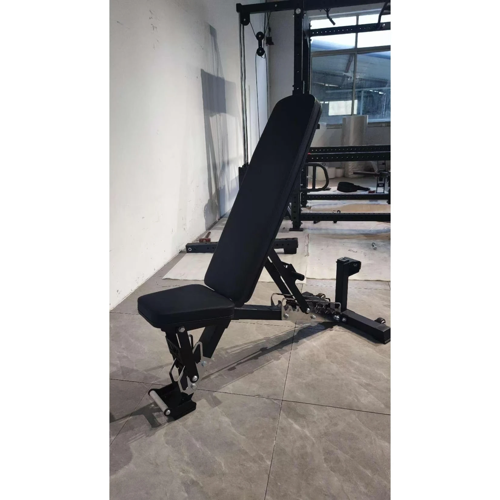 2025 Juego de banco de pesas ajustable de alta calidad Banco de gimnasio multifuncional para fitness comercial - Completo para entrenamientos de cuerpo completo