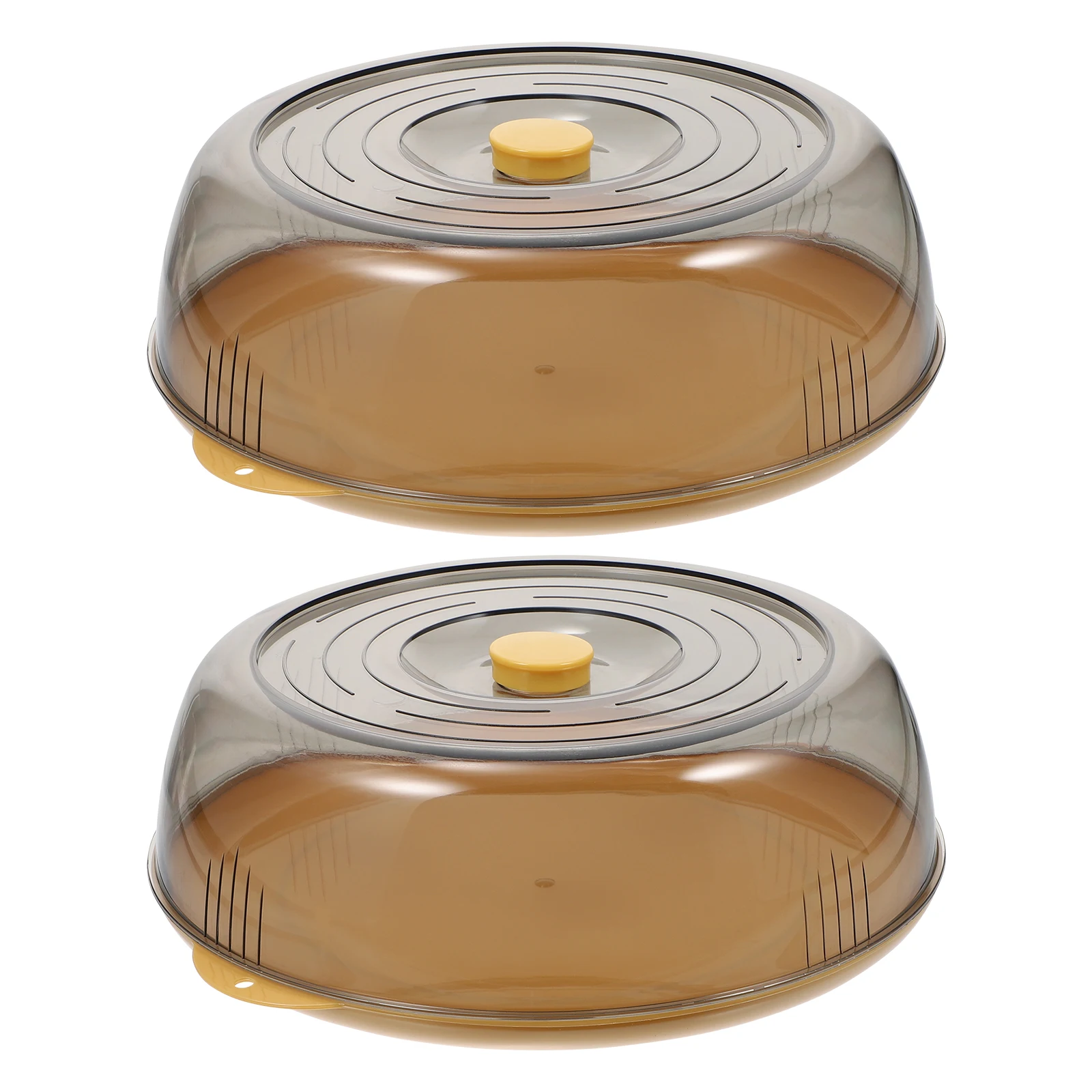 

1set 1Set Food Cover With Base Transparent Meal Protector Dustproof Insect Resistant Heat Preserving For Cake Vegetable Kitchen
