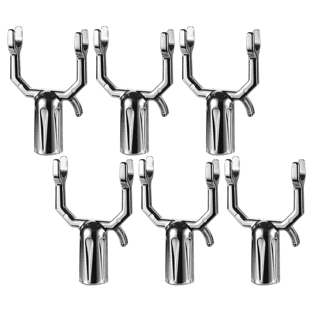 6 Pcs Fruit Tree Support Frame Plant Metal Stump Fruited Supplies Aluminum Alloy Fork Branch Accessories Straightening Tool