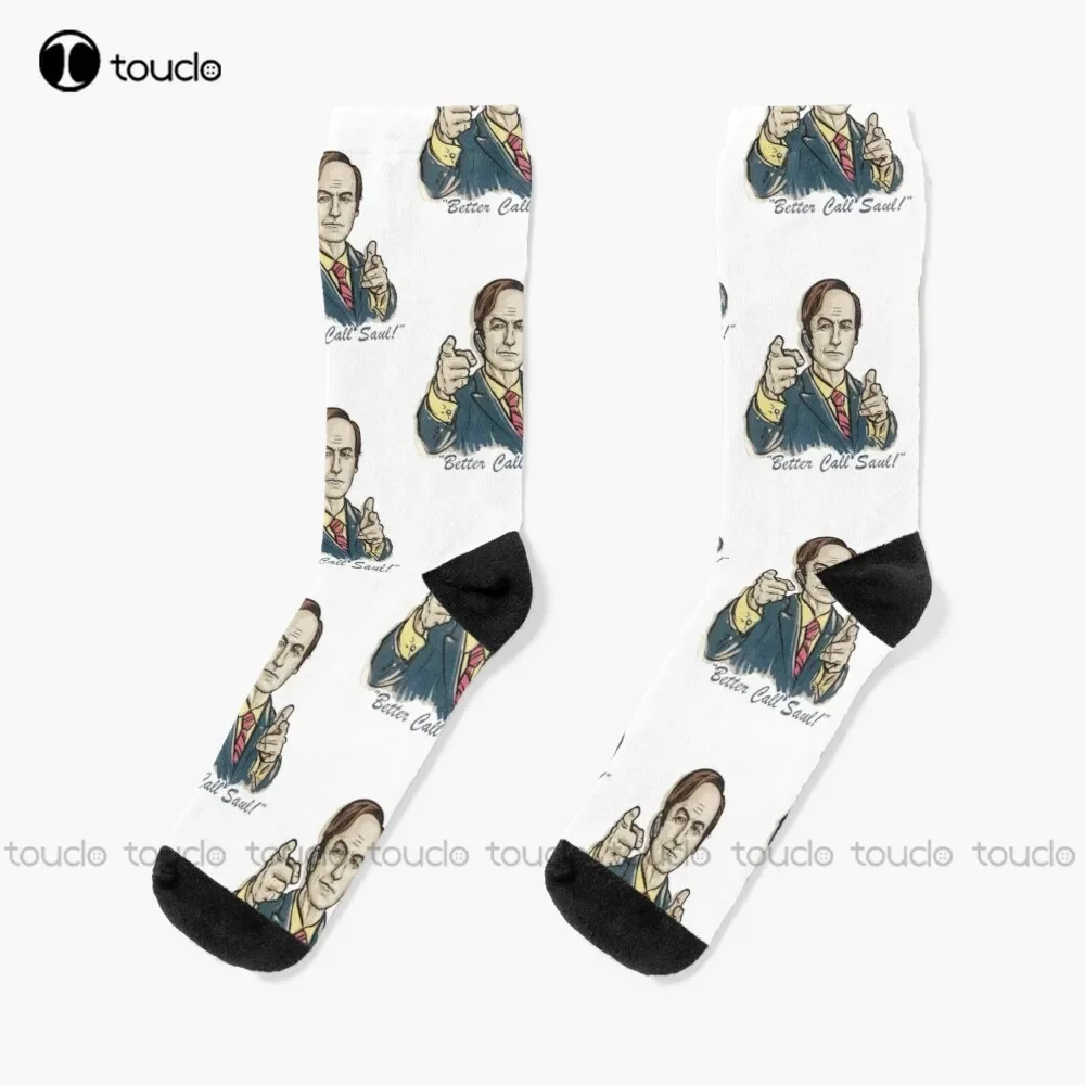 Better Call Saul Smile Socks Skeleton Socks 360° Digital Print Street Skateboard Socks Unisex Adult Creative Funny Socks New Art
