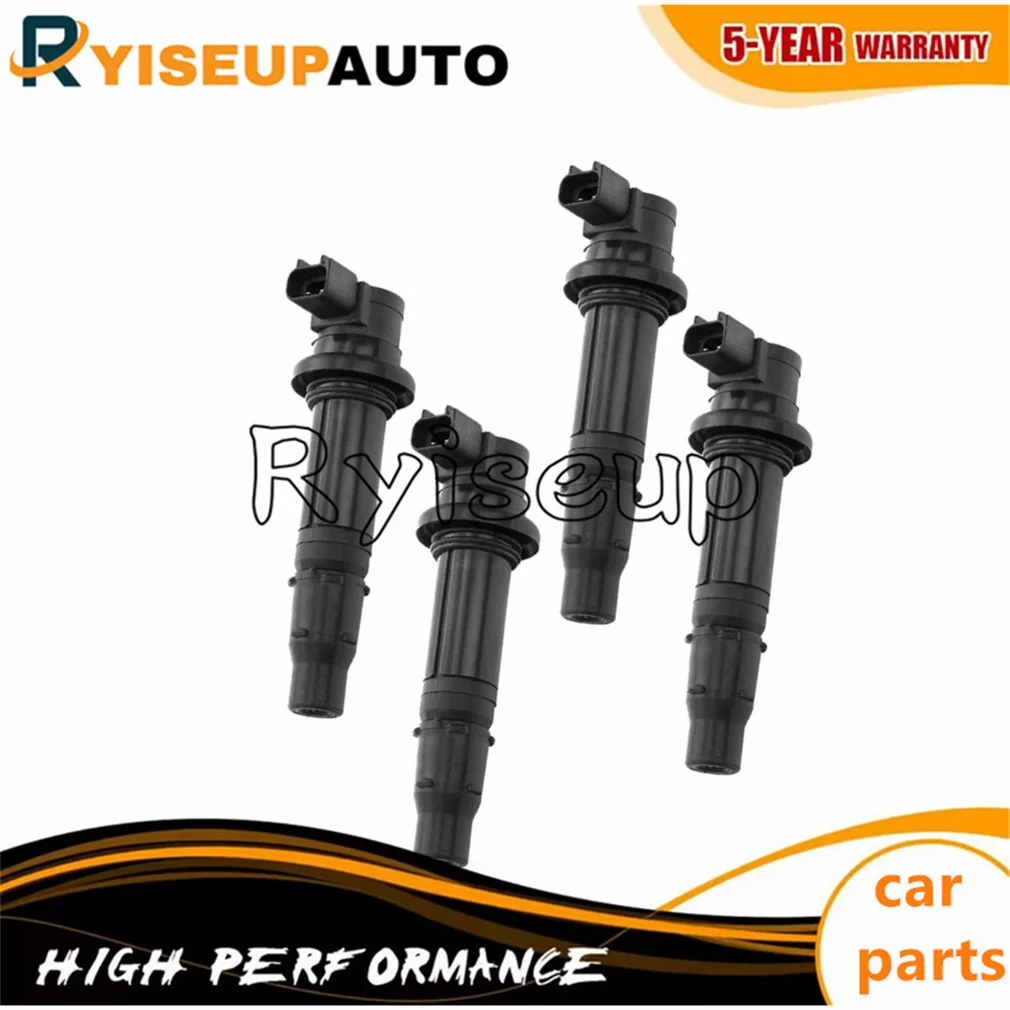 

5SL-82310-00-00 new 4pcs Ignition Coils for Yamaha R1 R6 R6S VMAX 1700 RS Vector Venture Viper Sidewinder 5PW-82310-00-00 F6T588