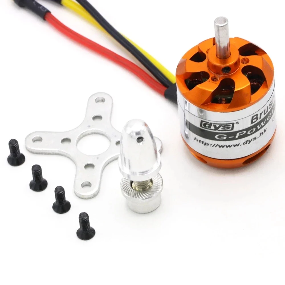 DYS Aeromodel 2225 2822 2212 2826 2830 2836 3530 3536 3542 3548มอเตอร์ไร้แปรงสำหรับ RC Multicopters เครื่องบินคงที่-ปีกเครื่องบิน