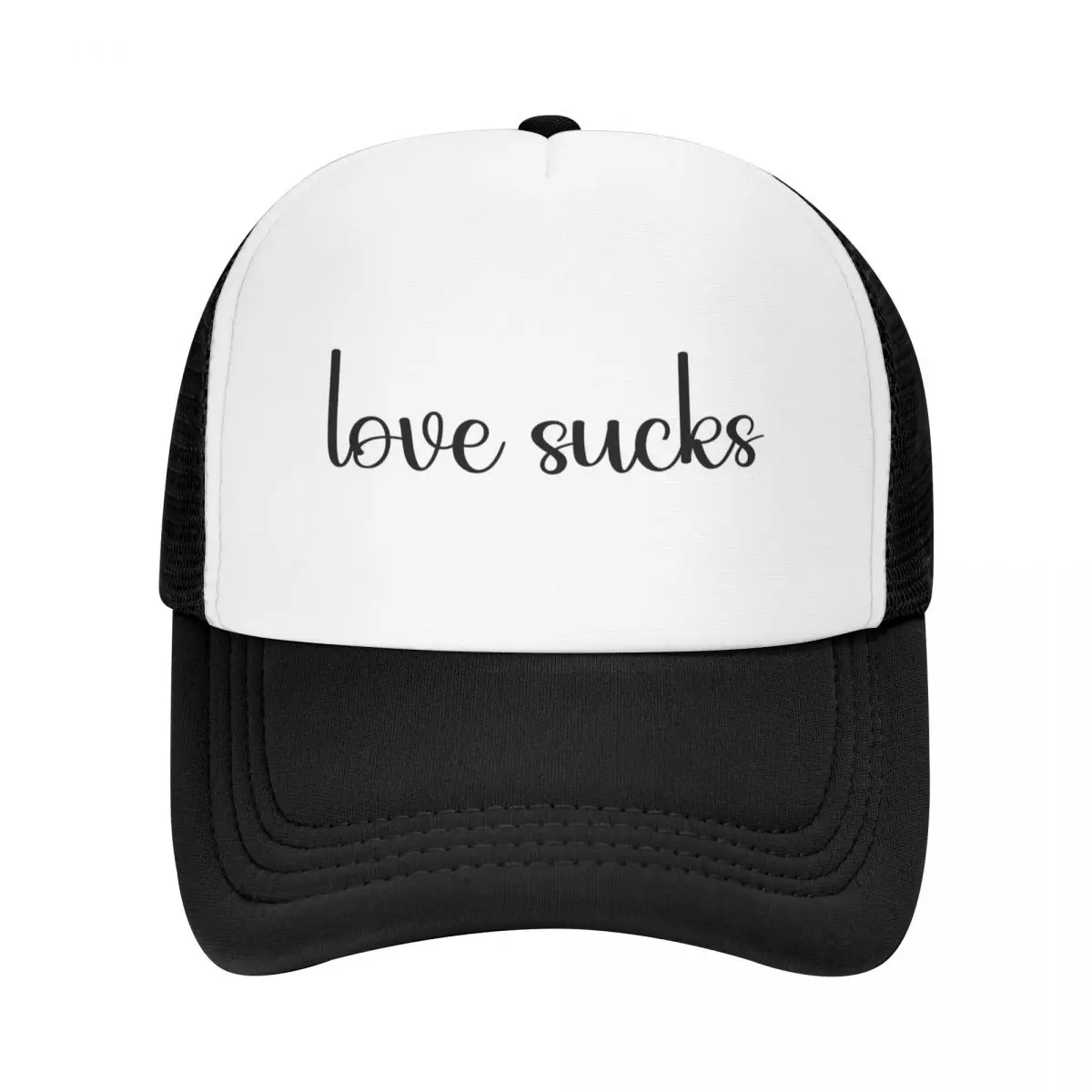 Love Sucks Cap Fashion Casual Mesh Baseball Caps Adjustable Hat Hip Hop Summer Unisex Baseball Hats Polychromatic