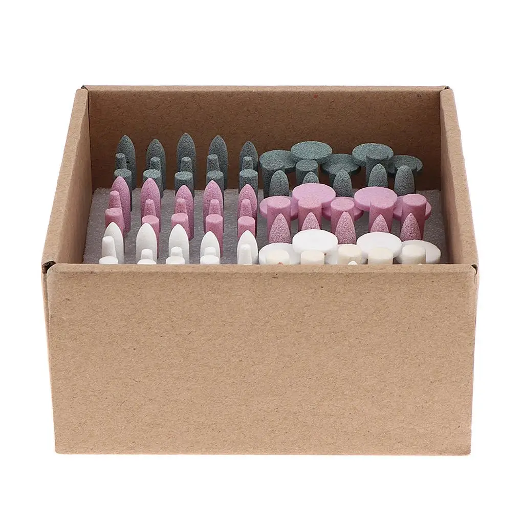 

100x Grinding & Polishing Heads Abrasive Stone Electric Grinder Rotary Tools