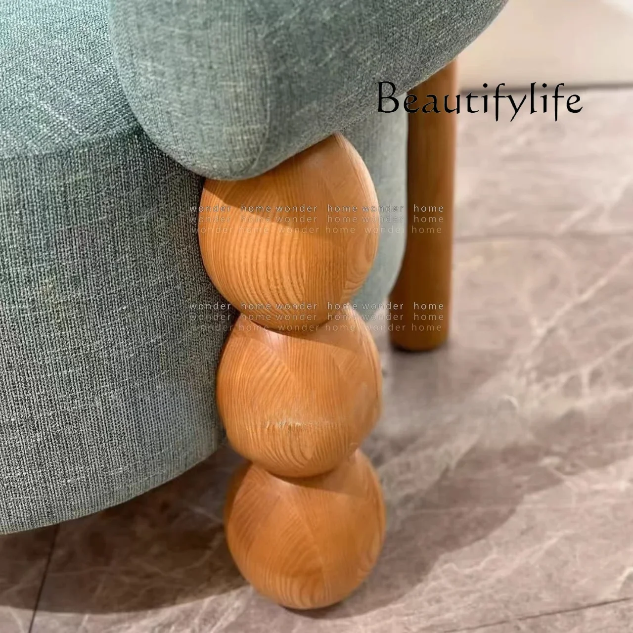 

X Medieval Retro Single Casual Sofa Chair French Designer Creative Home Living Room Balcony Lazy Chair