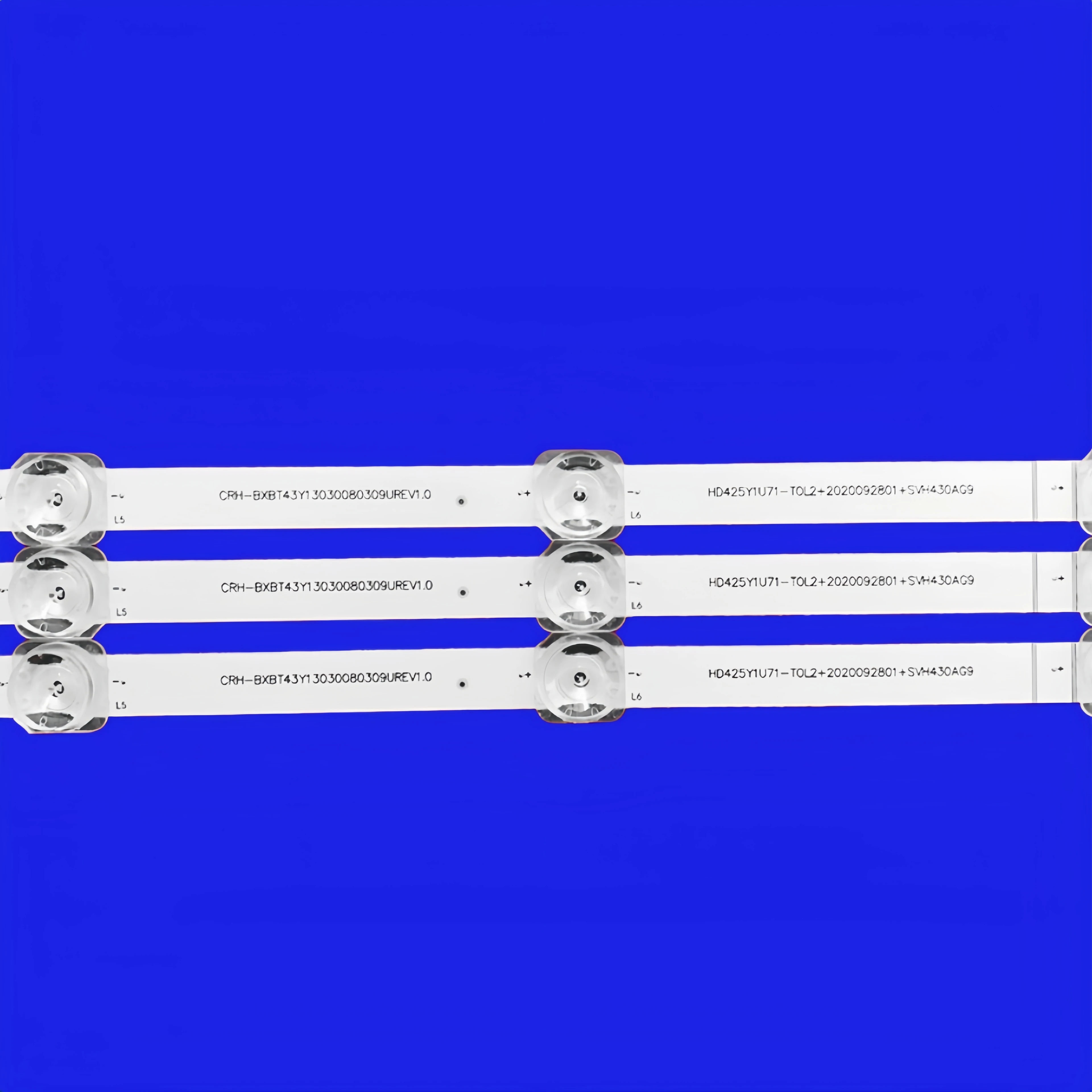 3pcs/set LED Strip For Hisense 43A60GV 43A7GQ 43R7G5 43R6E4 43A6G 43A6GV 43A7GV 43A6H HD425Y1U71-TOL2 SVH430AG9 HD425Y1U51-T0L6