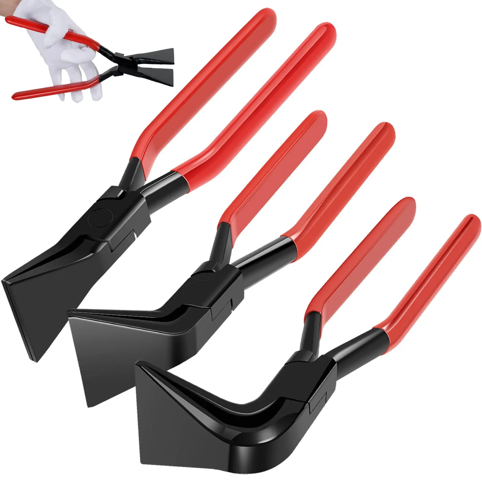 

3-piece manual sewing machine sheet metal bending pliers metal bending pliers steel durable sheet metal pliers set