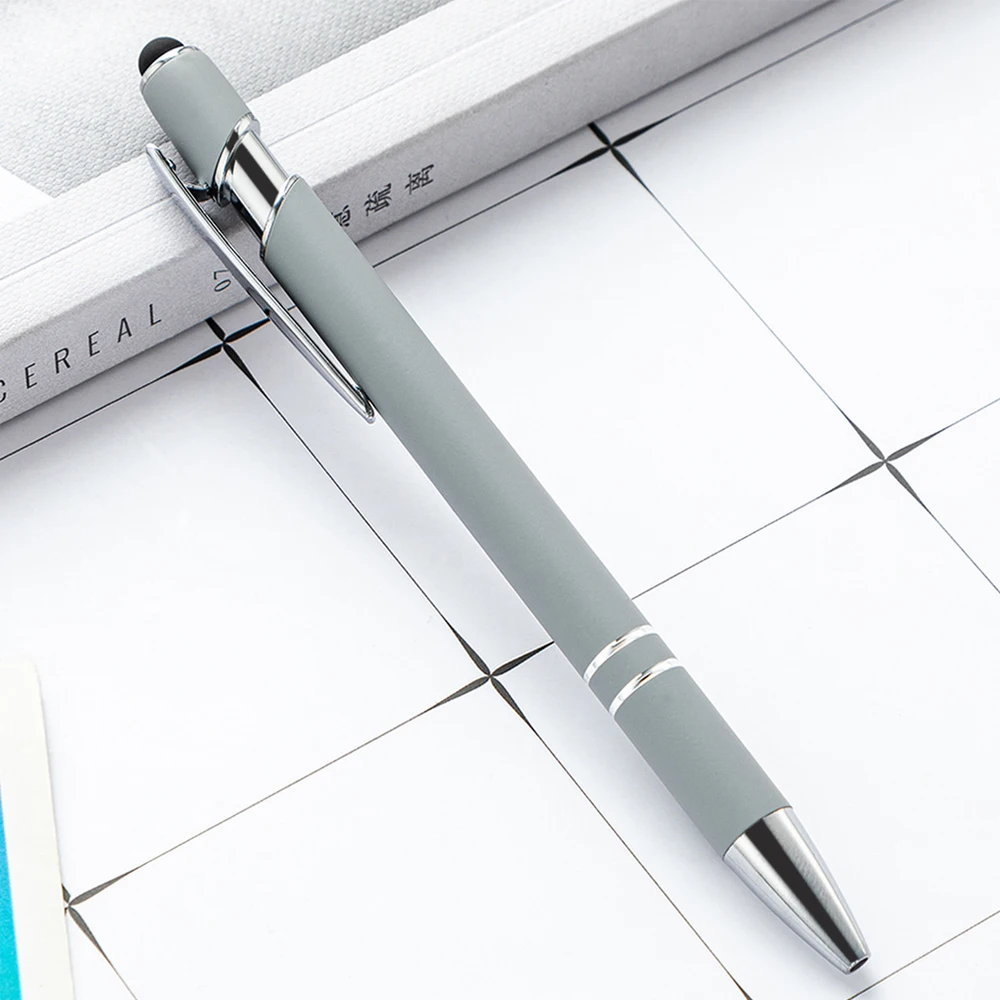 Bolígrafo De Metal con pantalla táctil, suministros escolares de oficina, 1 pieza