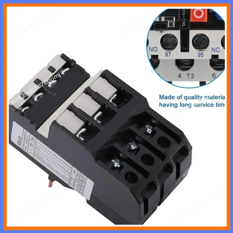 BAAE 25A Thermal Overload Relay Automatic Manual Reset Thermal Overload Relay Action Indication Auxiliary Contact 1NO+1NC