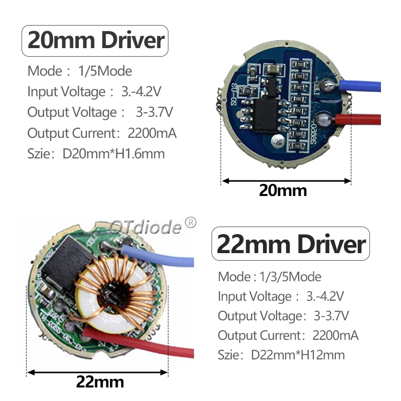 10W UV XLM LED 5050 SMD High Power 4 Chips 3-3.7V 365nm 370nm 395nm 405nm Purple Diode 17mm 20mm 22mm 3.7V 12V Flashlight Driver