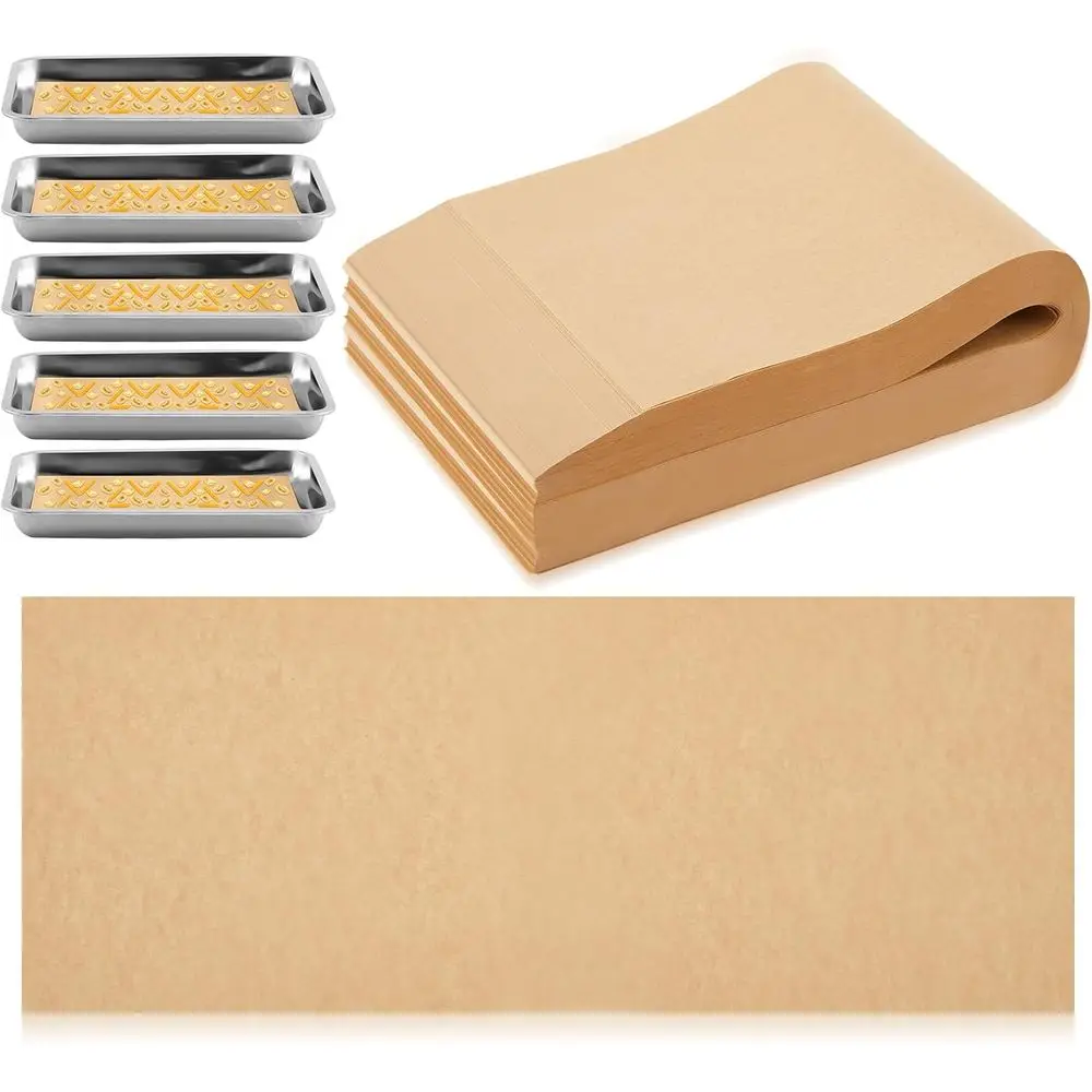 

600-Piece Non-Stick Freeze Dryer Mats for Harvest Right - Medium 17x6.8 Baking Parchment Sheets