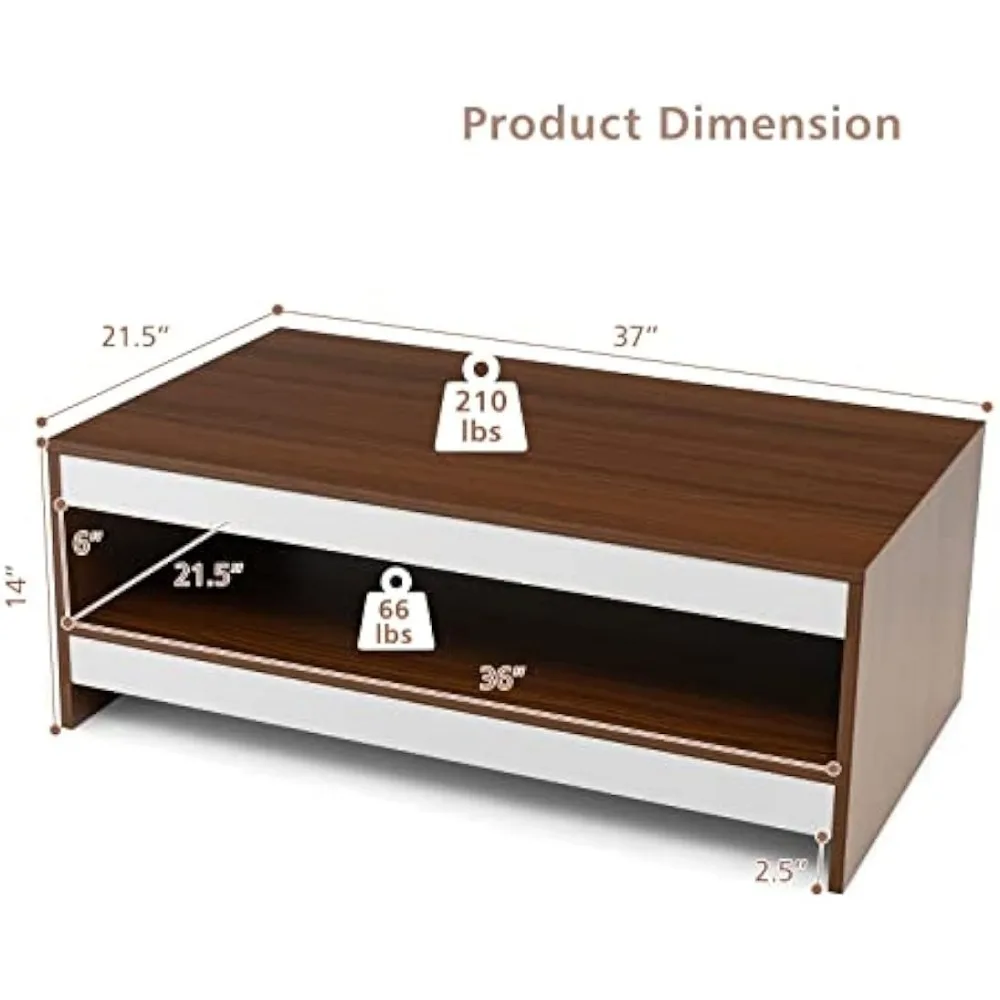 2-Tier Coffee Table, 37