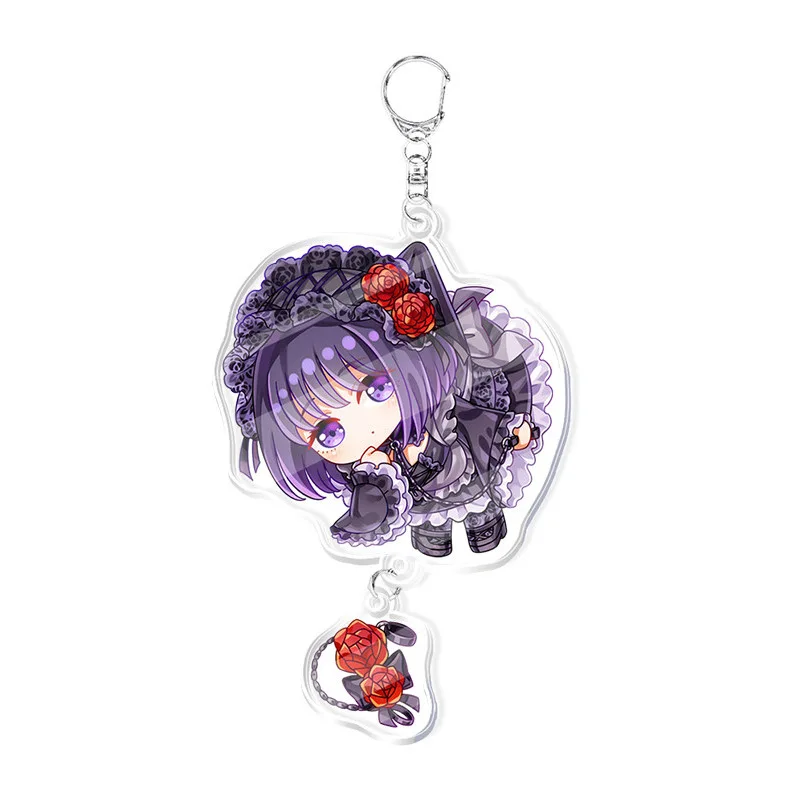 Kawaii Anime Keychain Spy X Family Alex Organ Natalie Van Sistine Megan Anya Women Accessories Cute Bag Pendant Key Ring Gifts