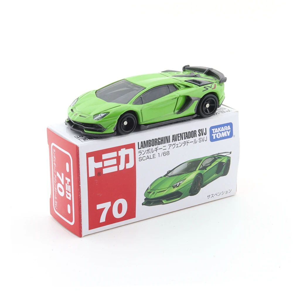 Takara Tomy Tomica No. 70 Lamborghini Aventador Svj Car Model Kit 1:68 Alloy Die-casting Automotive Model Ornaments Cas Toys