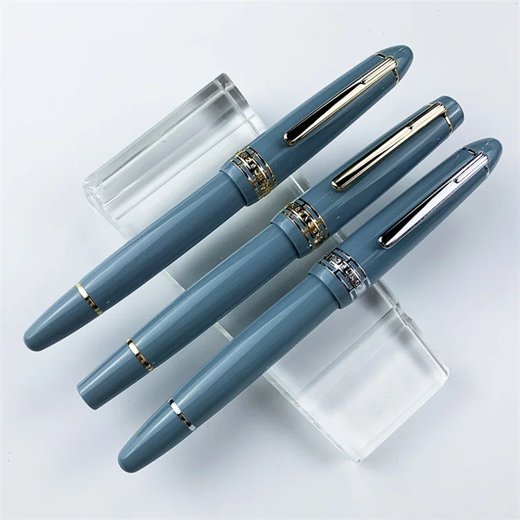 

Wingsung 629 Iraurita Nib Resin Aluminum Alloy Piston Gold Clip Fountain Pen Calligraphy Writing Pen Stationery Gift Business