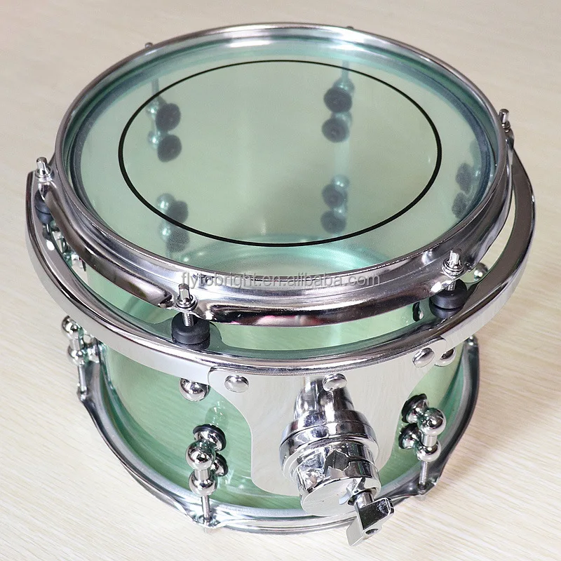 مجموعة آلات موسيقية محمولة من الأكريليك مقاس 10*8 بوصة مع أجزاء حامل توم #6