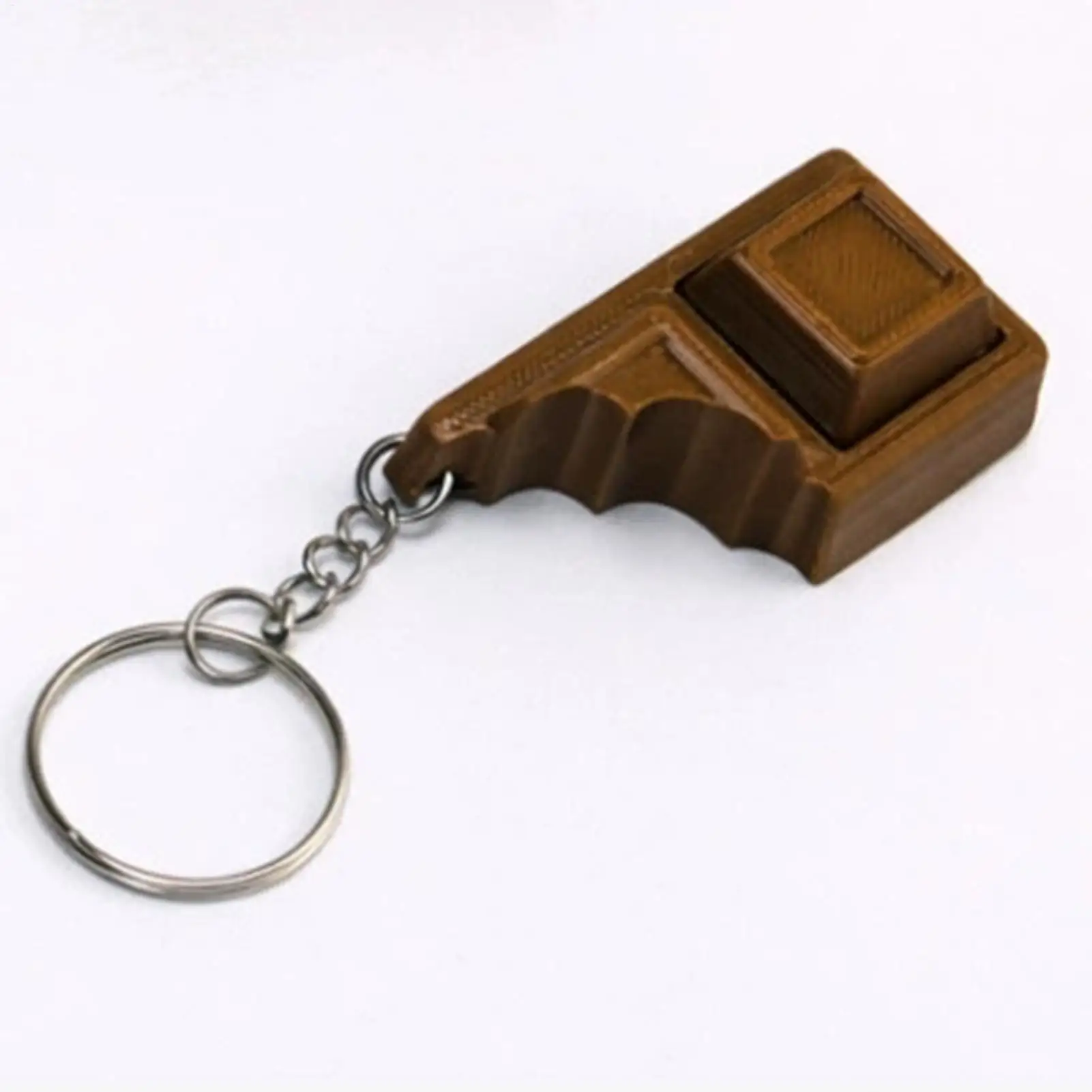 Fidget Keyboard Keychain 3D Printed Realistic Chocolate Shape Bag Charm Fidget Keychain For Kids Adults Game Lovers Backpack