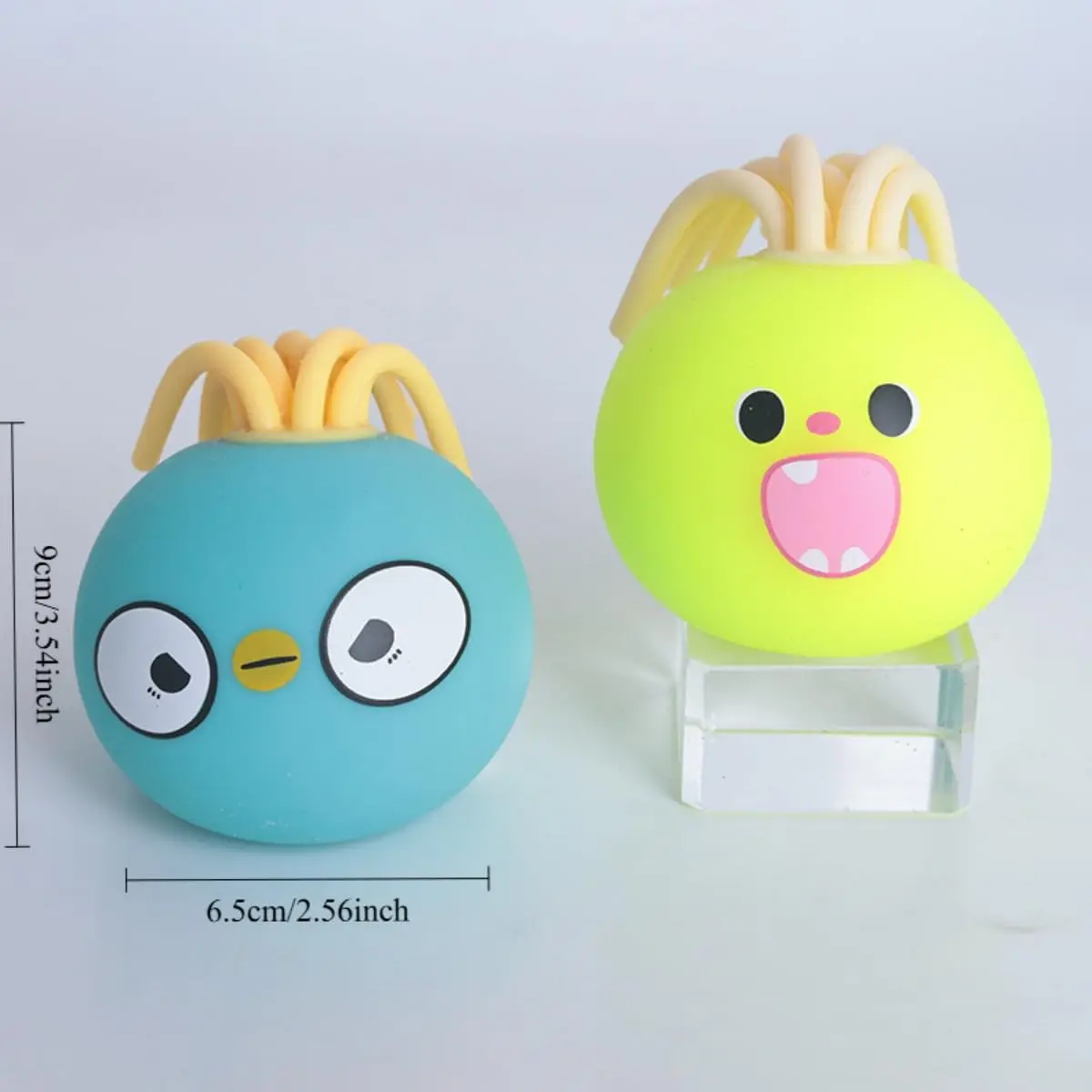 Confezione da 6 giocattoli esilaranti per tirare i capelli, giocattoli sensoriali antistress, divertenti pull it pop up per bambini e adulti, festa fa