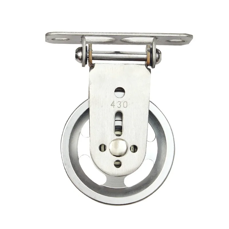 Big wheel steel wire rotating pulley fitness equipment pulley/aluminum alloy groove wheel/nylon pulley fitness equipment