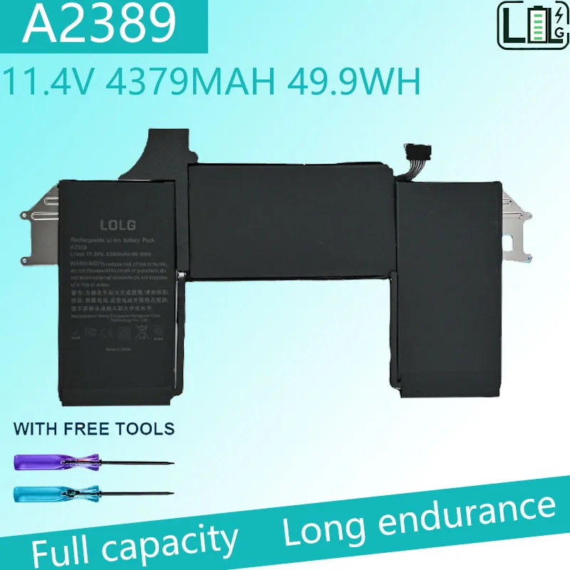 

New A2389 Battery For Apple MacBook Air 13" Touch A2337 2020 2021 EMC3302 A2337 EMC3598 MGN63LL MGN73LL MWTJ2 49.9WH