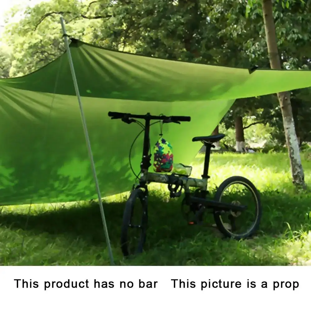 

Camping Tent Tarp Waterproof Picnic Mat 3x3m Car Side Awning Outdoor with Carrying Bag RainTarp Hammock Canopy Shade Sun Shelter