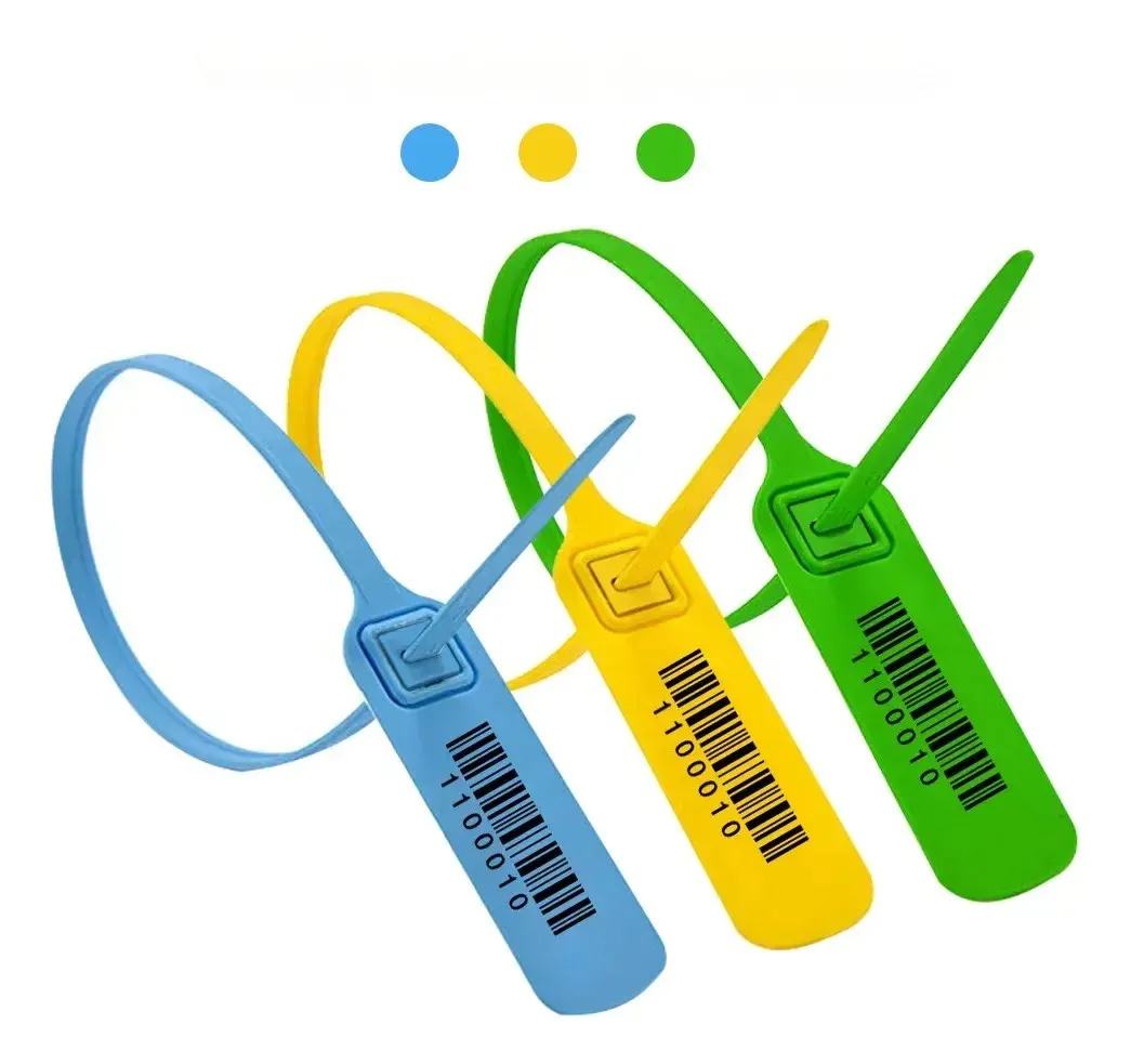 20/50/100pcs Seals Self-locking Cable Ties Tags Numbered Length 40cm Disposable Plastic Seals Self-locking Cable Ties