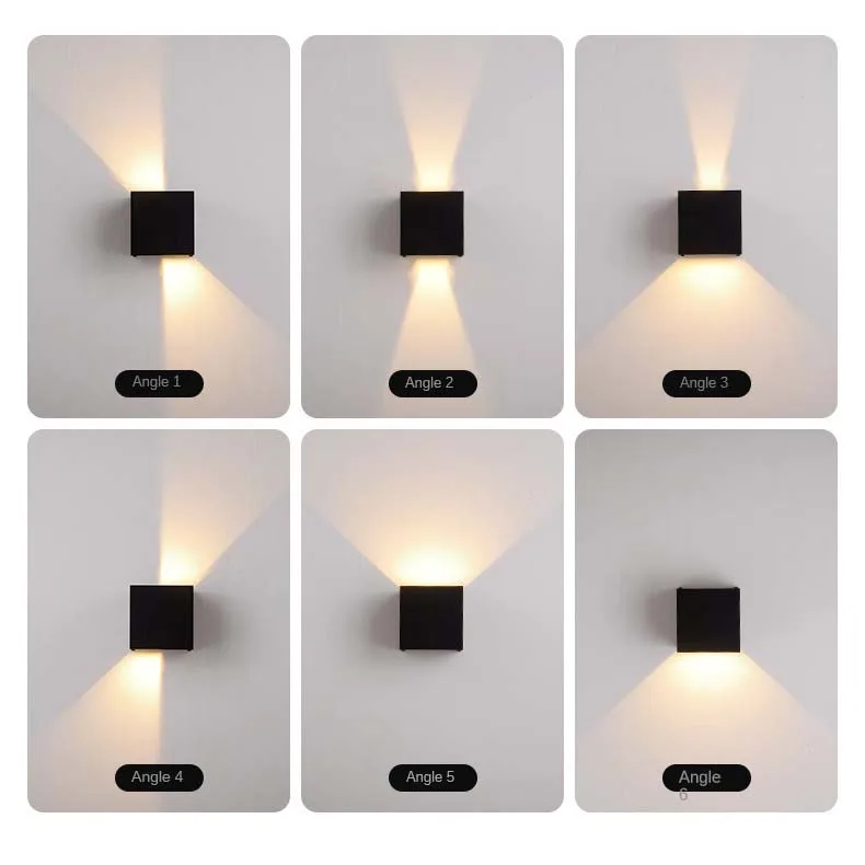 Outdoor Lights Waterproof Interior Wall Light Lamp Exterior Garden Decoration Sconce External Lighting Porch Light AC85-240V