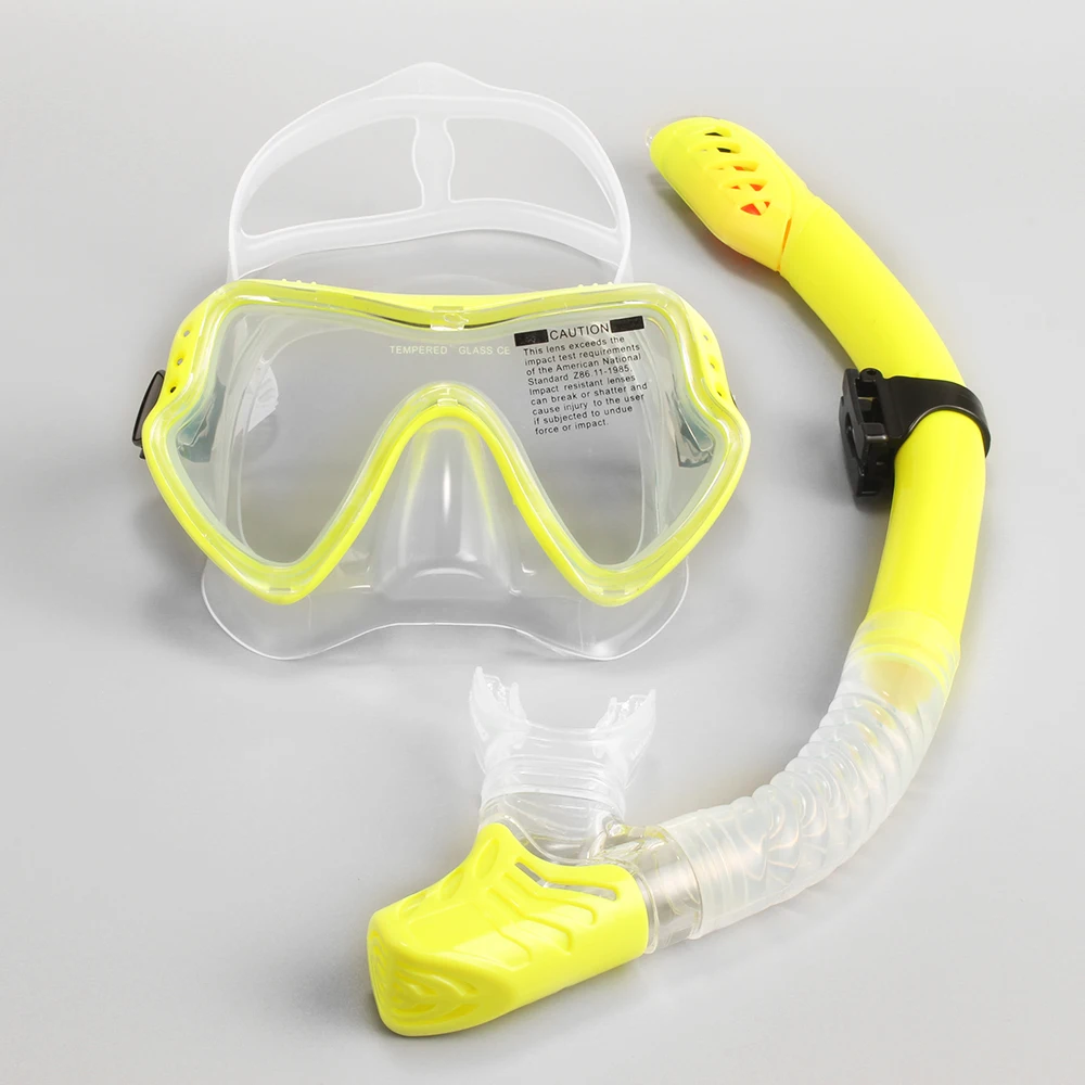 JSJM 2024 New Professional Snorkel Diving Mask and Snorkels Goggles Glasses Diving Swimming Tube Set Snorkel Mask Adult Unisex