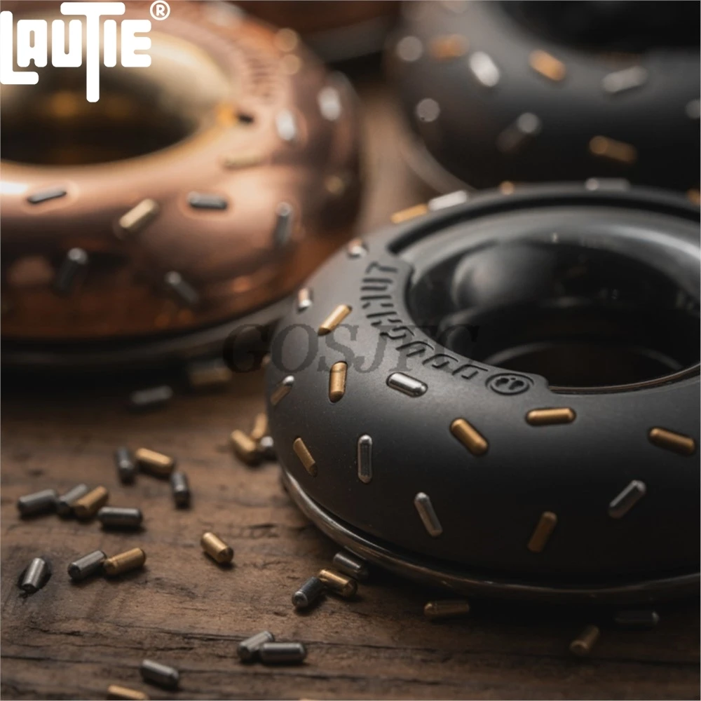 LAUTIE EDC X URBAN EDC Co-Brand „Donut“ Fidget Spinner Stressabbau-Spielzeug Metall Fidget Spinner