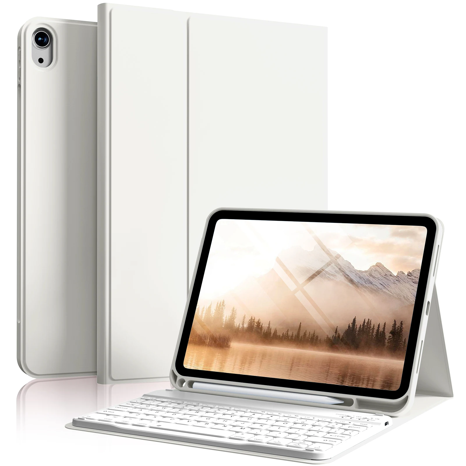 

RBP iPad (A16) 11th Generation 11 inch 2025 Keyboard Case,Cover for iPad 10th Gen 10.9 inch 2022 Bluetooth Detachable Keyboard