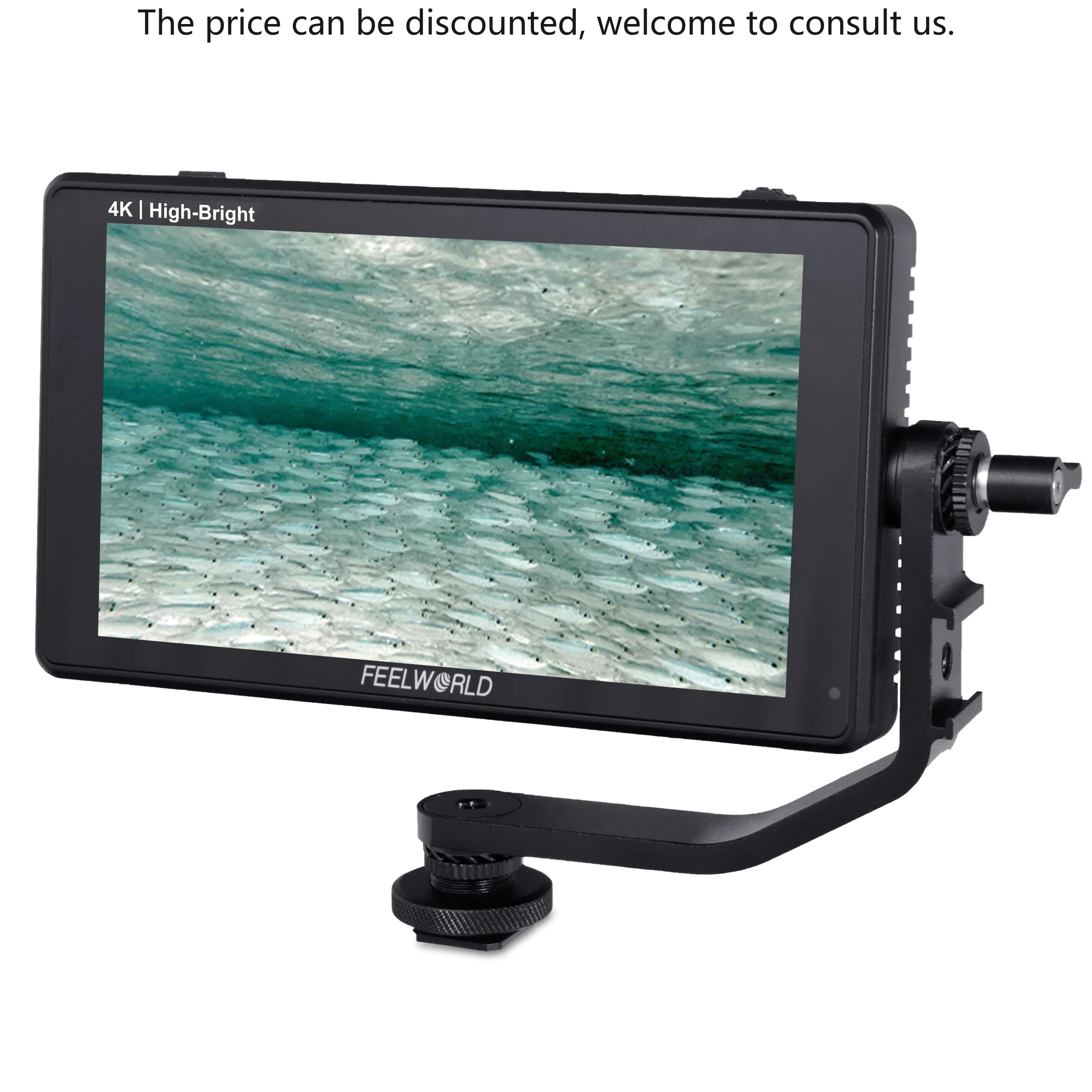 

FEELWORLD LUT6E 1600nits DSLR Camera Field Monitor 6 Inch Touch Screen DC Power Out For Cameras Bulk Wholesale OEM Service