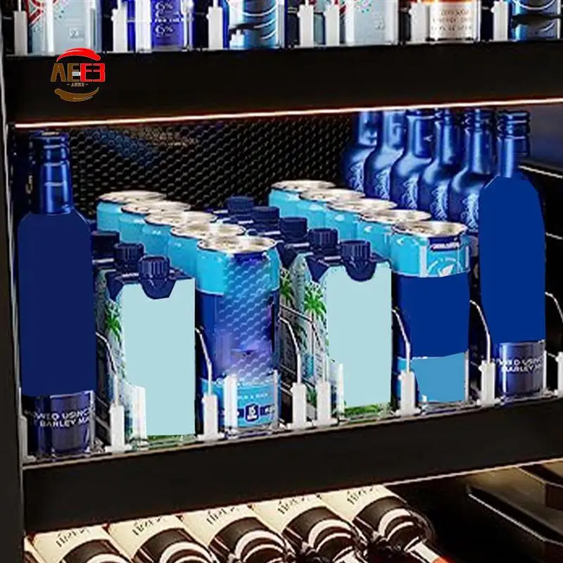 

AEE3-Refrigerator Beverage Dispenser Self-Propelled Beverage Organizer Bottle And Can Dispenser