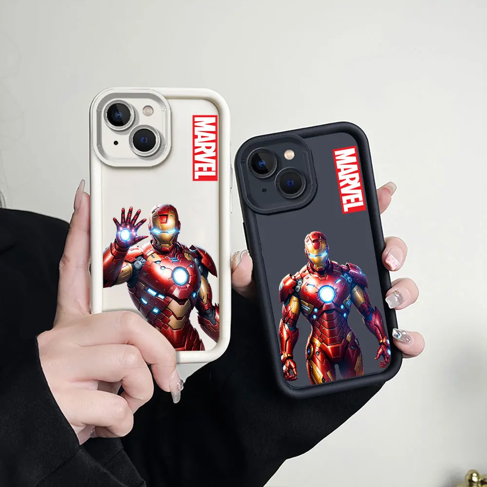 Marvel The Avengers Iron Man Phone Case For Infinix Note 40 30 12G96 VIP Hot 40 40I 30 30I 20 10 Pro Play Smart 8 7 6 5 5G Cover