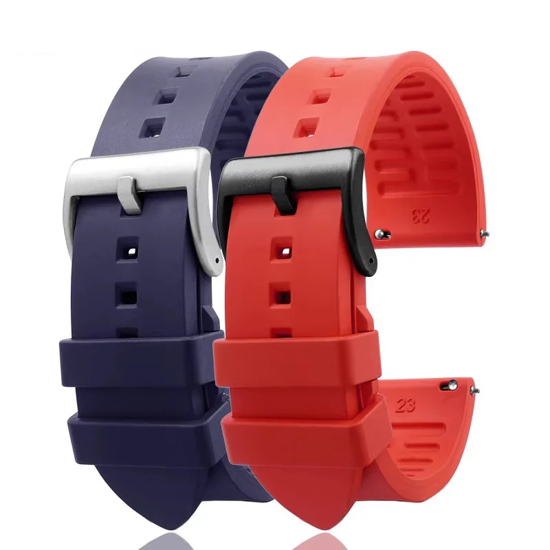 For Beidou Synthime2 | 2pro Watch Second Generation TA900 Standard Edition Fluororubber Quick Release Strap Men'swatch chain 23m