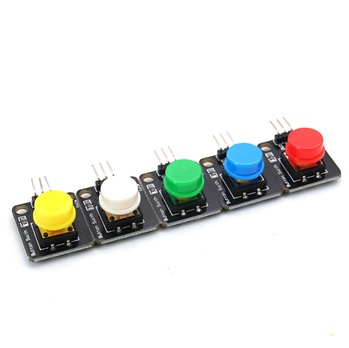 5PCS  Electronic building block key module, light touch switch, large button, micro switch, button, five color set